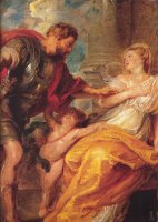 Mars And Rhea Silvia [detail] by Peter Paul Rubens